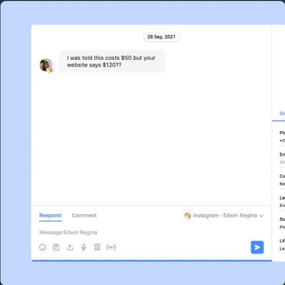 Fusionar-contactos Chatico chat para tu empresa en un solo lugar - Plataforma multiagente